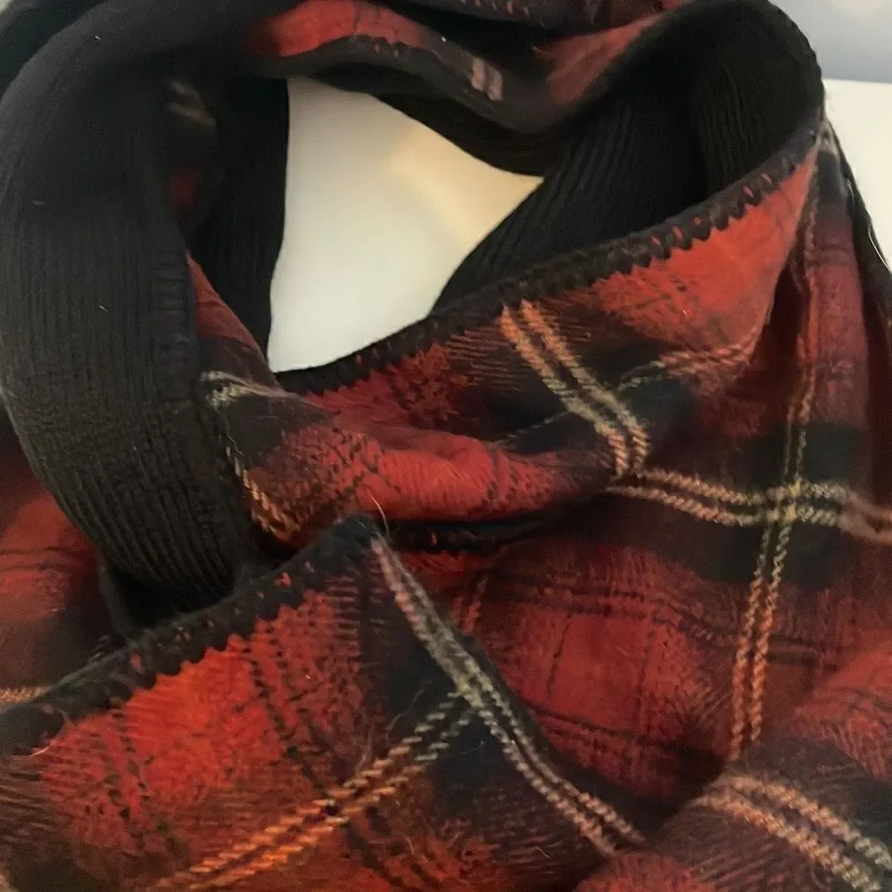 Men’s Plaid Reversible Scarf